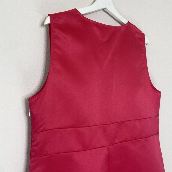 Hot Pink Sleeveles V-Neck Gown XXL NWT - Picture 7 of 9